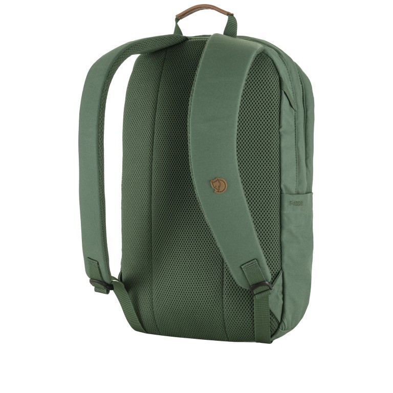 Rucksack Räven mit Laptopfach 15 Zoll Volumen 20 Liter Deep Patina, Farbe: grün/oliv, Marke: Fjällräven, EAN: 7323450925390, Abmessungen in cm: 34x42x15.5, Bild 3 von 5