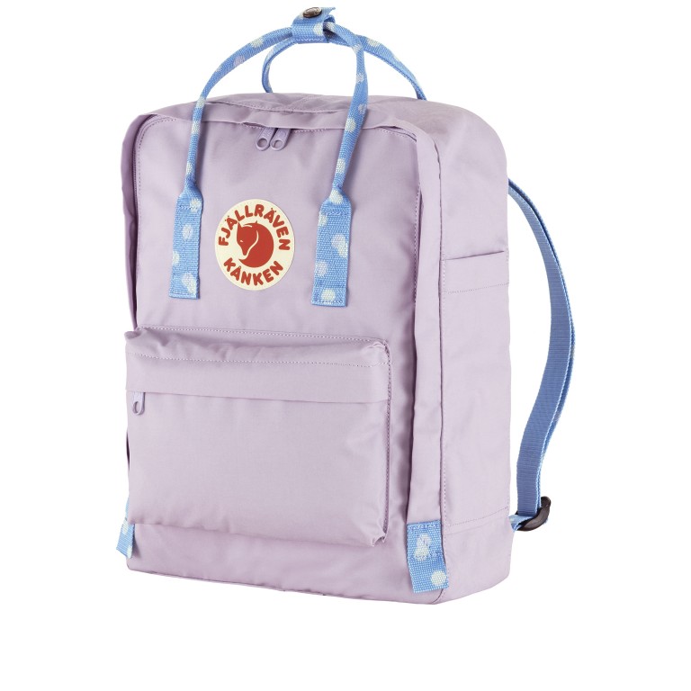 Rucksack Kånken Pastel Lavender Confetti, Farbe: flieder/lila, Marke: Fjällräven, EAN: 7323451068409, Abmessungen in cm: 27x38x13, Bild 2 von 15