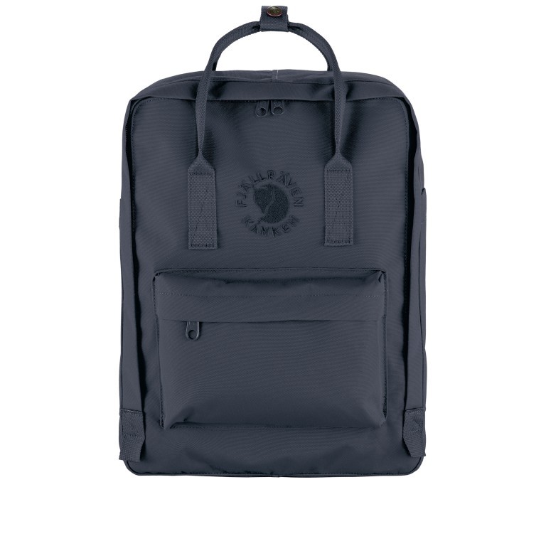 Rucksack Kånken Re-Kånken Navy, Farbe: blau/petrol, Marke: Fjällräven, EAN: 7323450939915, Abmessungen in cm: 27x38x13, Bild 1 von 5