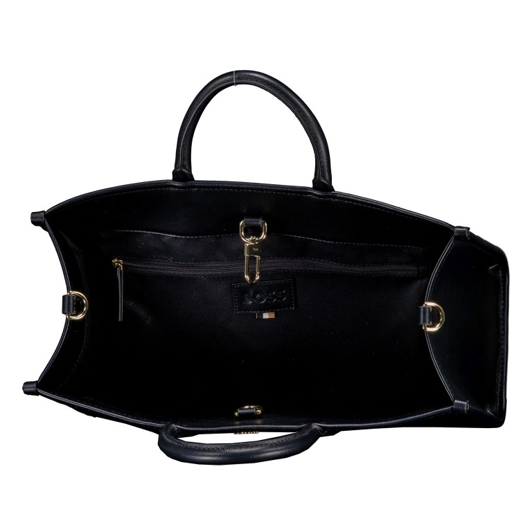 Handtasche Sandy Medium Tote Black, Farbe: schwarz, Marke: BOSS, EAN: 4063546748023, Abmessungen in cm: 36x27.5x12, Bild 7 von 7