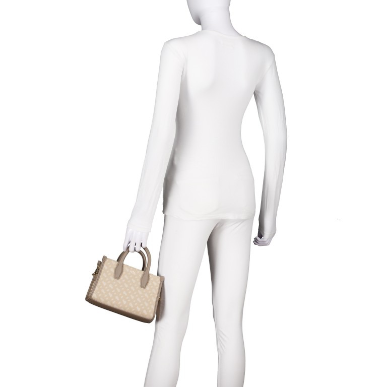 Handtasche Sandy Small Tote Light Beige, Farbe: beige, Marke: BOSS, EAN: 4063546748030, Abmessungen in cm: 22x15x7.5, Bild 4 von 7