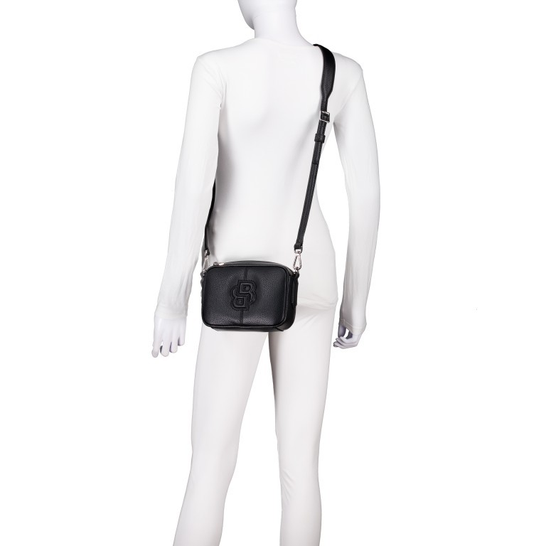 Umhängetasche Anett New Crossbody Black, Farbe: schwarz, Marke: BOSS, EAN: 4063546718910, Abmessungen in cm: 20x13.5x6, Bild 5 von 6
