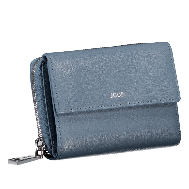 Geldbörse Lantea Martha MH15FZ Mid Blue, Farbe: blau/petrol, Marke: Joop!, EAN: 4048835247746, Abmessungen in cm: 13.5x9.5x4, Bild 2 von 5