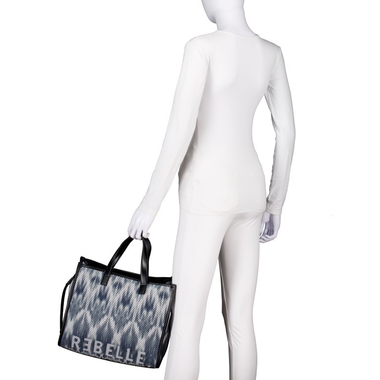 Handtasche Electra Lombok, Farbe: blau/petrol, Marke: Rebelle, EAN: 8058189280869, Abmessungen in cm: 33x29x16, Bild 4 von 7