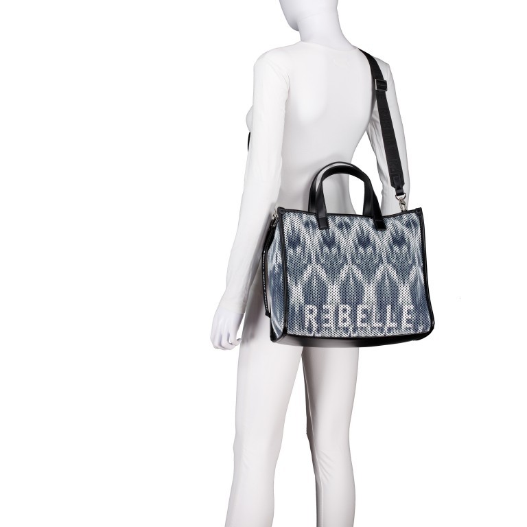 Handtasche Electra Lombok, Farbe: blau/petrol, Marke: Rebelle, EAN: 8058189280869, Abmessungen in cm: 33x29x16, Bild 6 von 7