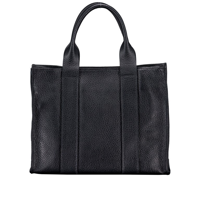 Handtasche Dollaro Book Tote Schwarz, Farbe: schwarz, Marke: Hausfelder Manufaktur, EAN: 4065646025349, Abmessungen in cm: 26x19x11, Bild 3 von 7