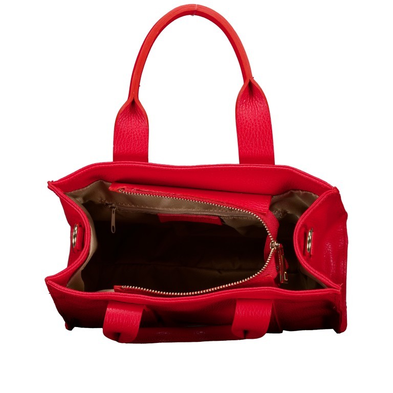 Handtasche Dollaro Book Tote Rot, Farbe: rot/weinrot, Marke: Hausfelder Manufaktur, EAN: 4065646025363, Abmessungen in cm: 26x19x11, Bild 7 von 7