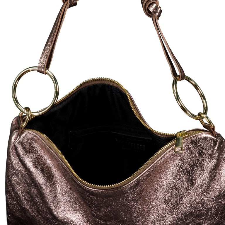 Umhängetasche Metallic Bronze, Farbe: metallic, Marke: Hausfelder Manufaktur, EAN: 4065646025431, Abmessungen in cm: 35x25x1, Bild 8 von 8