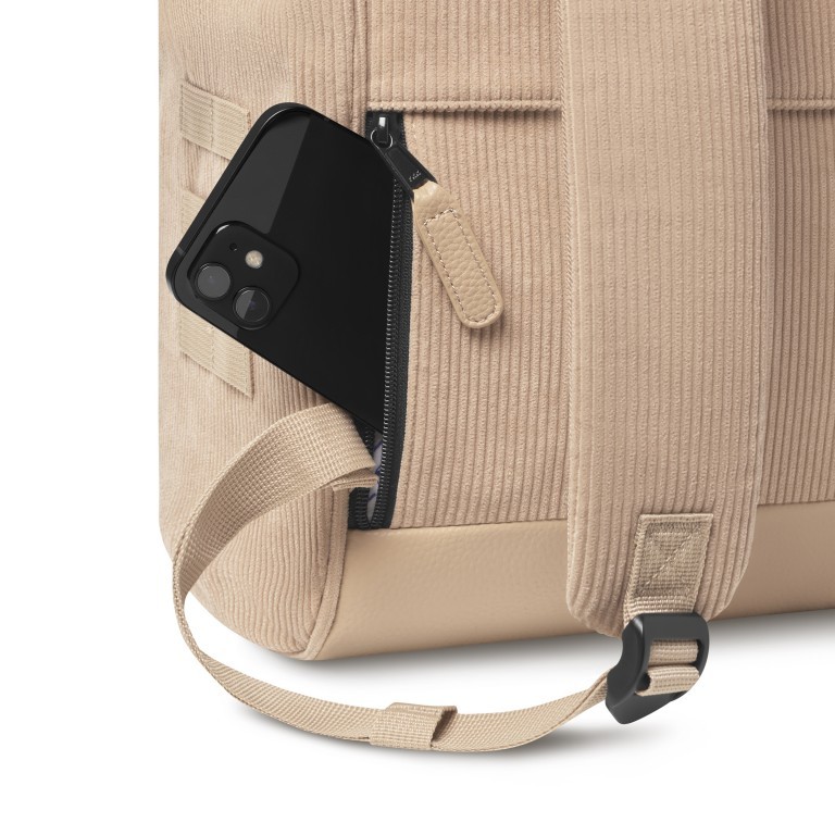 Rucksack Adventurer Medium Luxor mit zwei auswechselbaren Vortaschen Natur, Farbe: cognac, Marke: Cabaia, EAN: 3667022007461, Abmessungen in cm: 27x41x16, Bild 10 von 10
