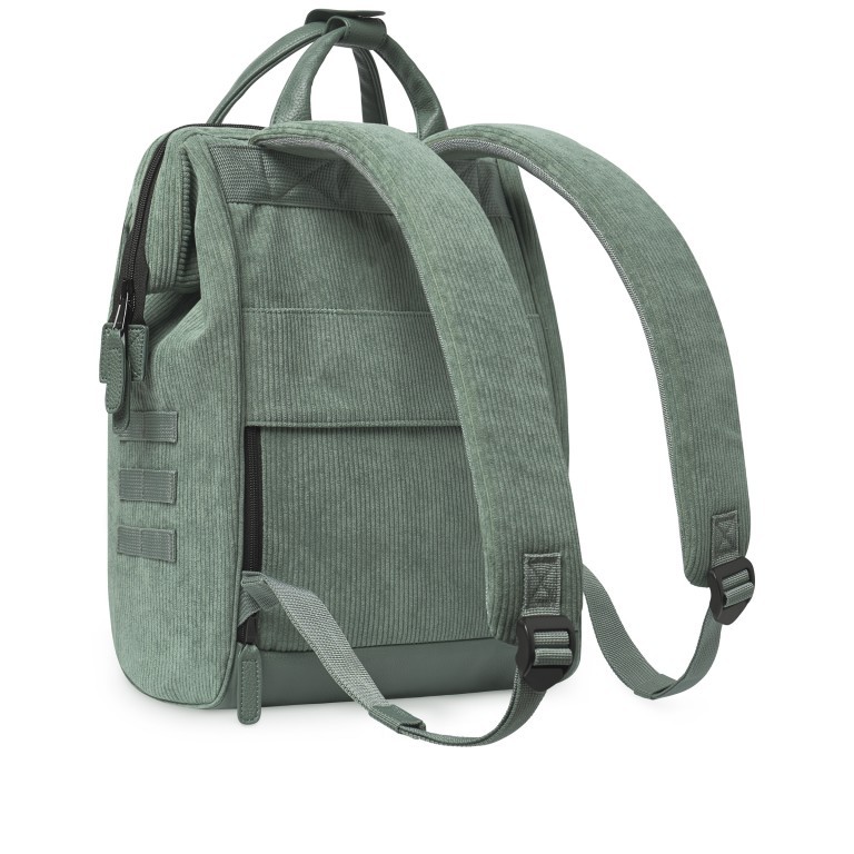 Rucksack Adventurer Medium Niagara mit zwei auswechselbaren Vortaschen Grün, Farbe: grün/oliv, Marke: Cabaia, EAN: 3667022007430, Abmessungen in cm: 27x41x16, Bild 6 von 10