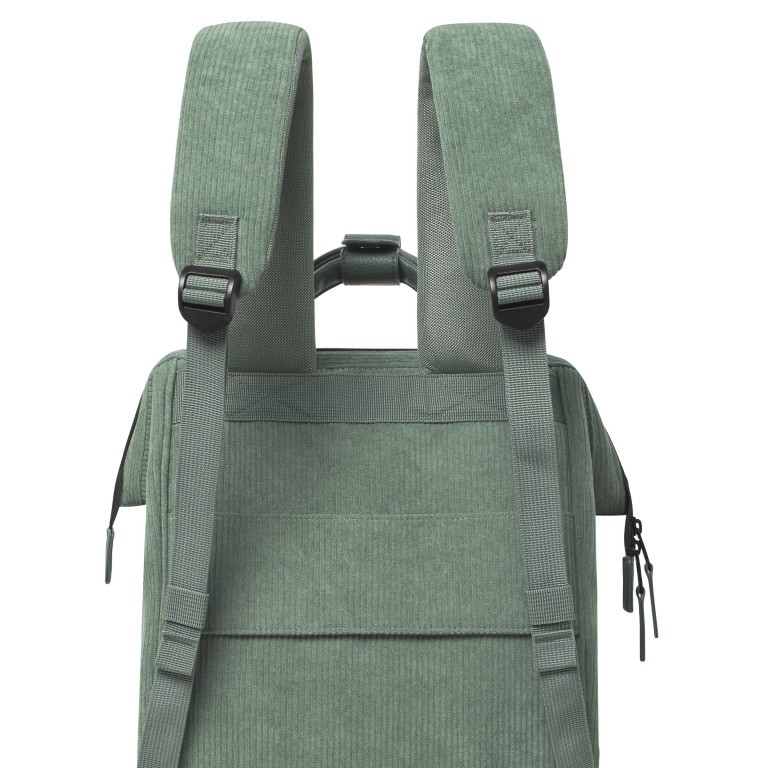 Rucksack Adventurer Medium Niagara mit zwei auswechselbaren Vortaschen Grün, Farbe: grün/oliv, Marke: Cabaia, EAN: 3667022007430, Abmessungen in cm: 27x41x16, Bild 9 von 10