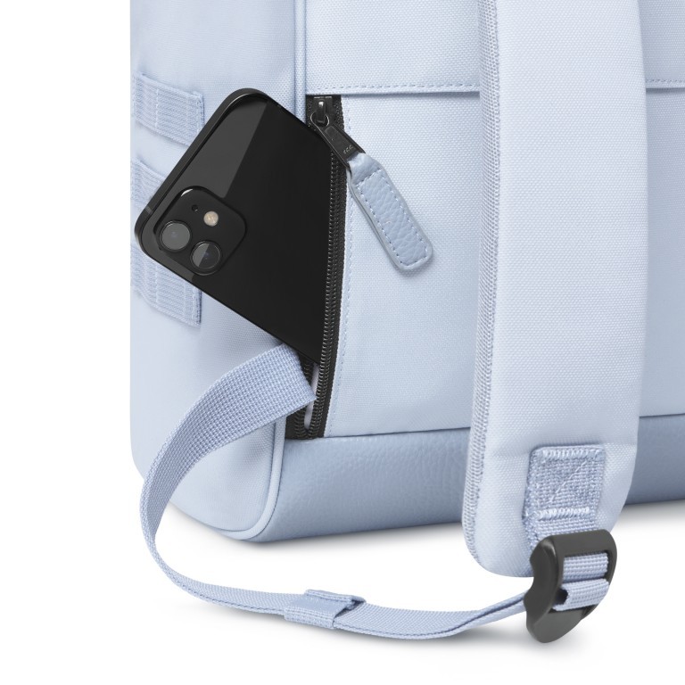 Rucksack Adventurer Medium Paros mit zwei auswechselbaren Vortaschen Hellblau, Farbe: blau/petrol, Marke: Cabaia, EAN: 3667022008093, Abmessungen in cm: 27x41x16, Bild 10 von 10