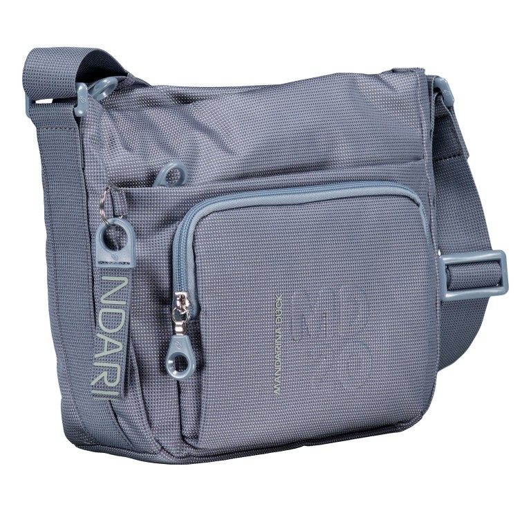 Umhängetasche MD20 QMT43 Iron, Farbe: blau/petrol, Marke: Mandarina Duck, EAN: 8032803862563, Abmessungen in cm: 26x22.5x8.5, Bild 2 von 6