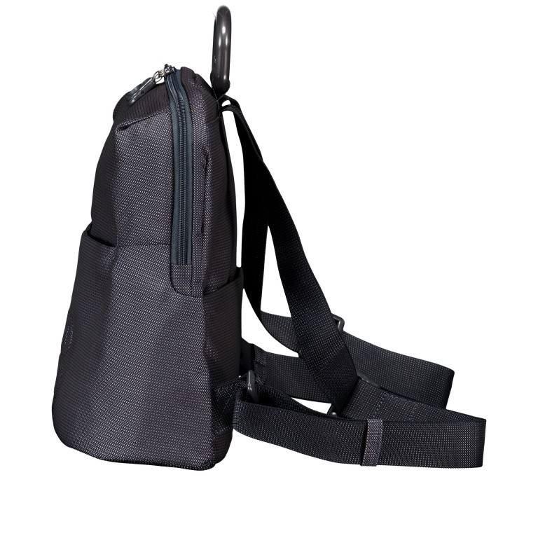 Rucksack MD20 QMT49 Steel, Farbe: grau, Marke: Mandarina Duck, EAN: 8032803853868, Abmessungen in cm: 27x29x12.2, Bild 3 von 6