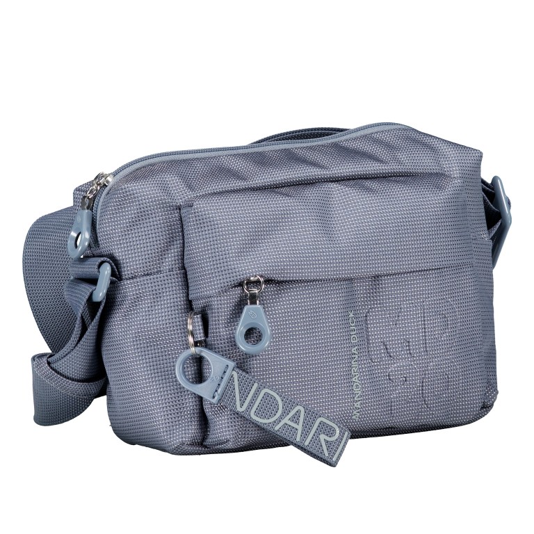Umhängetasche MD20 QMTT7 Iron, Farbe: blau/petrol, Marke: Mandarina Duck, EAN: 8032803864840, Abmessungen in cm: 22x17x9.5, Bild 2 von 6