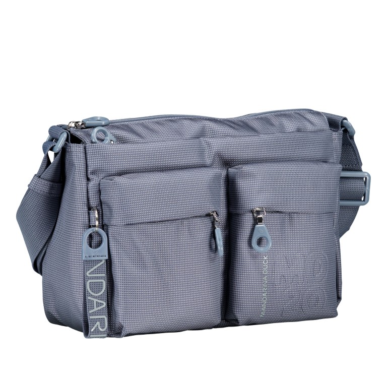 Umhängetasche MD20 QMTX5 Iron, Farbe: blau/petrol, Marke: Mandarina Duck, EAN: 8032803865175, Abmessungen in cm: 28x19x11, Bild 2 von 6