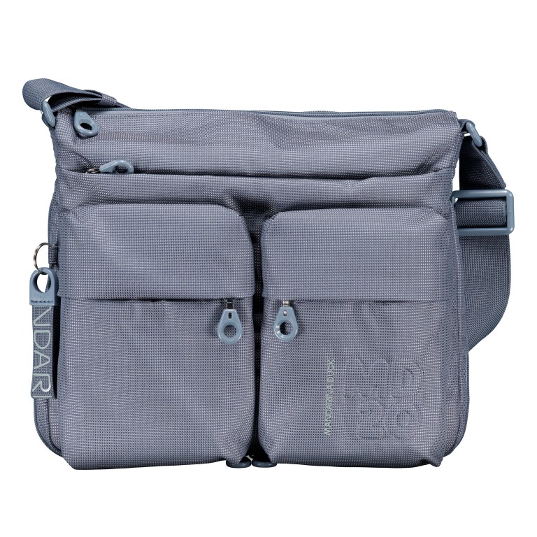 Umhängetasche MD20 QMTX6 Iron, Farbe: blau/petrol, Marke: Mandarina Duck, EAN: 8032803865281, Abmessungen in cm: 33x28x7, Bild 1 von 6