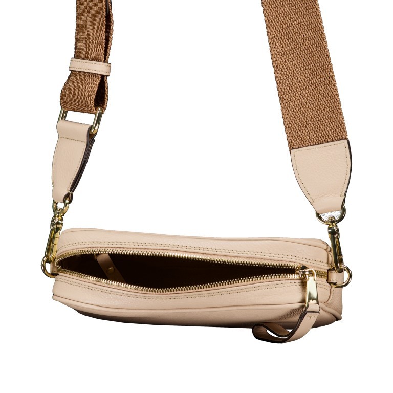 Umhängetasche Dalia Crossbody Tina Big Natural, Farbe: beige, Marke: Abro, EAN: 4067278664514, Abmessungen in cm: 23x13x5, Bild 7 von 7