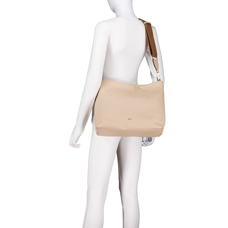 Beuteltasche Dalia Hobo Kaia Natural, Farbe: beige, Marke: Abro, EAN: 4067278659626, Abmessungen in cm: 37x32x14, Bild 6 von 7