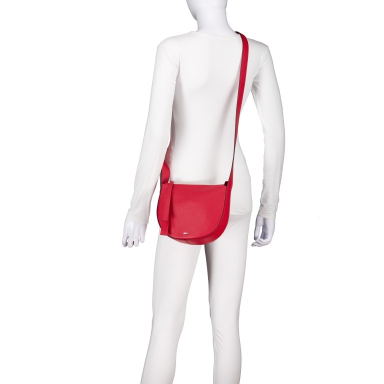 Umhängetasche Adria Lulu Red, Farbe: rot/weinrot, Marke: Abro, EAN: 4067278667331, Abmessungen in cm: 22x18.5x7, Bild 5 von 6