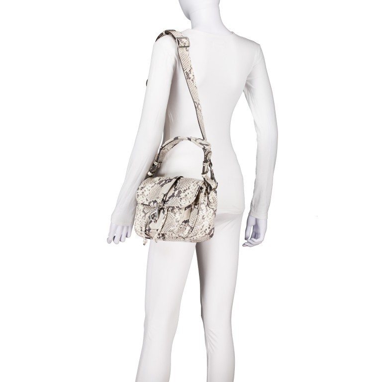 Umhängetasche Dalia Star Saddle Beige, Farbe: beige, Marke: Abro, EAN: 4067278658629, Abmessungen in cm: 26x22x10, Bild 6 von 8