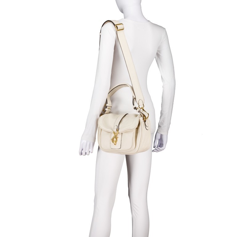 Umhängetasche Dalia Star Saddle Beige, Farbe: beige, Marke: Abro, EAN: 4067278658520, Abmessungen in cm: 26x22x10, Bild 6 von 8