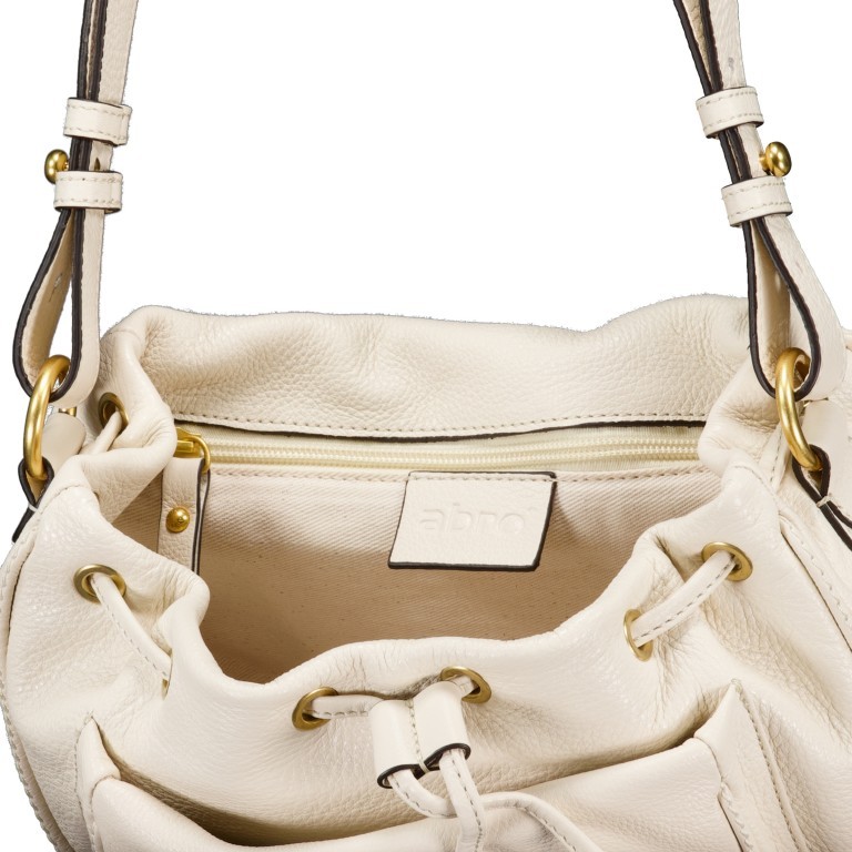 Umhängetasche Dalia Star Saddle Beige, Farbe: beige, Marke: Abro, EAN: 4067278658520, Abmessungen in cm: 26x22x10, Bild 8 von 8