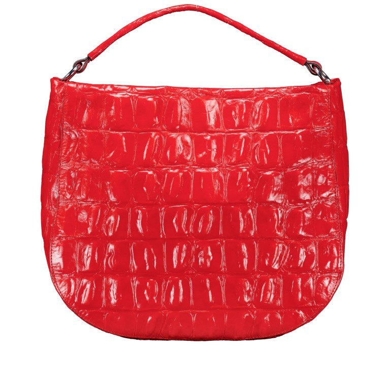 Beuteltasche Maxi Cocco Mia Red, Farbe: rot/weinrot, Marke: Abro, EAN: 4067278675510, Abmessungen in cm: 40x36.5x10, Bild 3 von 8