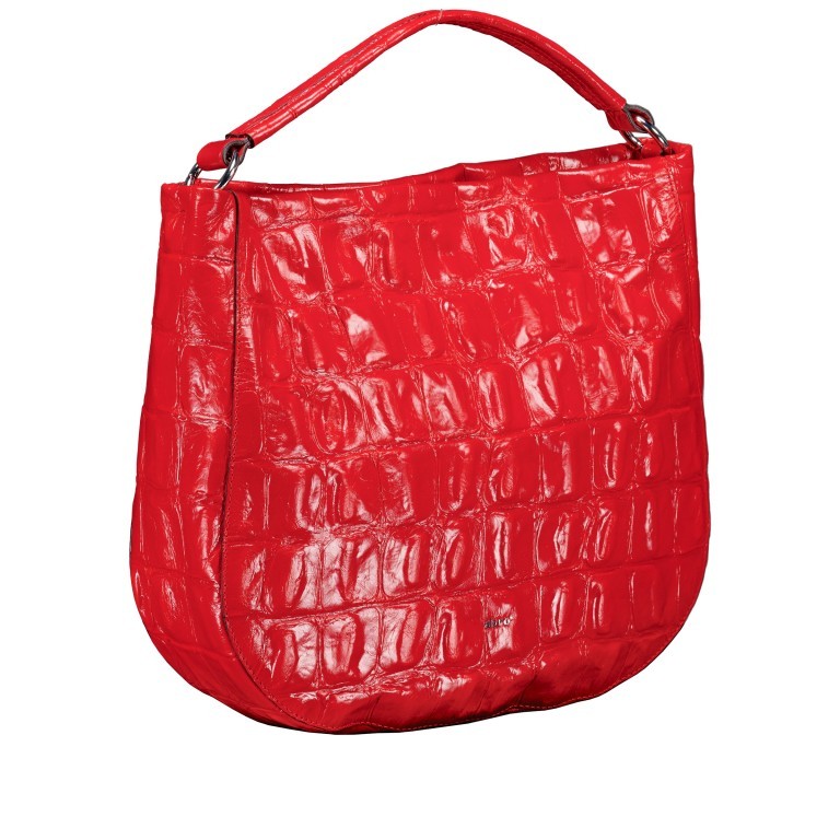 Beuteltasche Maxi Cocco Mia Red, Farbe: rot/weinrot, Marke: Abro, EAN: 4067278675510, Abmessungen in cm: 40x36.5x10, Bild 2 von 8