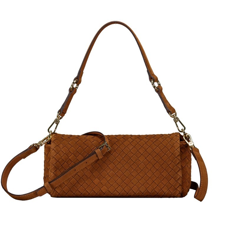 Umhängetasche Alaska Weaving Mila Cuoio, Farbe: cognac, Marke: Abro, EAN: 4067278701462, Abmessungen in cm: 27x11x10, Bild 1 von 8