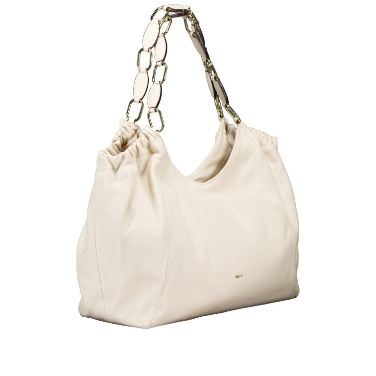 Shopper Piuma Lucido Zaya Beige, Farbe: beige, Marke: Abro, EAN: 4067278655338, Abmessungen in cm: 38x28x12, Bild 2 von 5