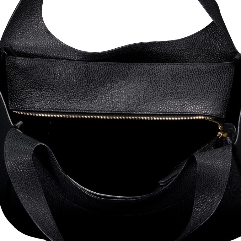 Shopper Adria Loft Black, Farbe: schwarz, Marke: Abro, EAN: 4067278655079, Abmessungen in cm: 47x33x12, Bild 5 von 5