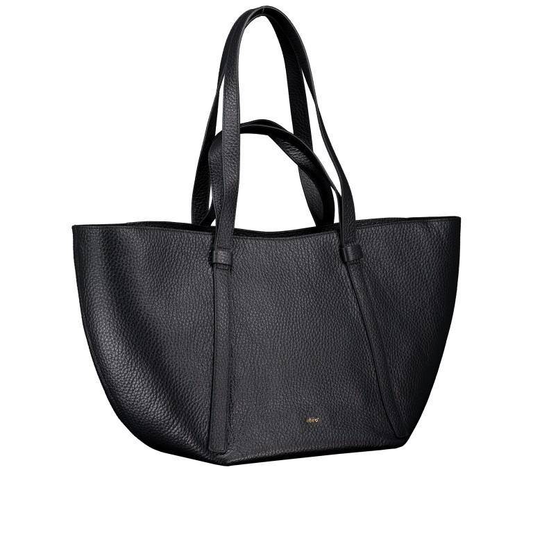 Shopper Tekla Cosmo Black Gold, Farbe: schwarz, Marke: Abro, EAN: 4067278654942, Abmessungen in cm: 57x28x19, Bild 2 von 7