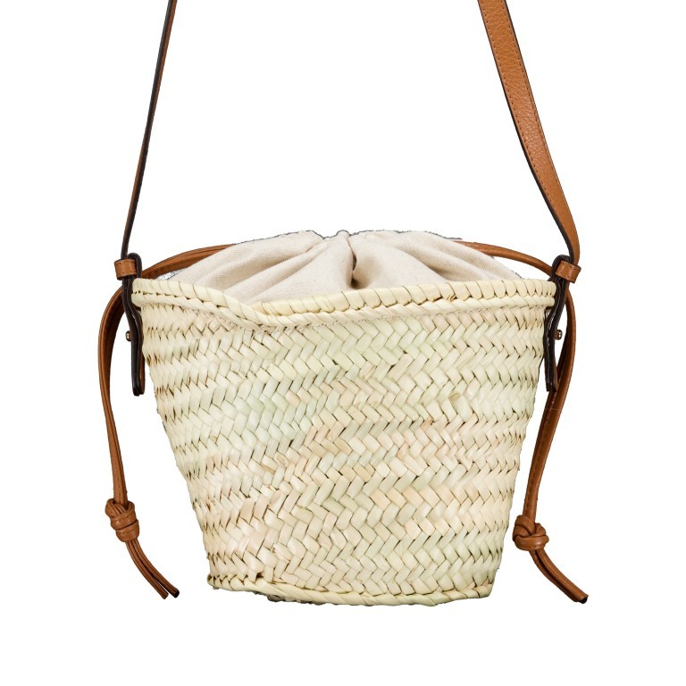 Korbtasche Palma-Dalia Gemma Cuoio, Farbe: cognac, Marke: Abro, EAN: 4067278678009, Abmessungen in cm: 30x17x9, Bild 3 von 6