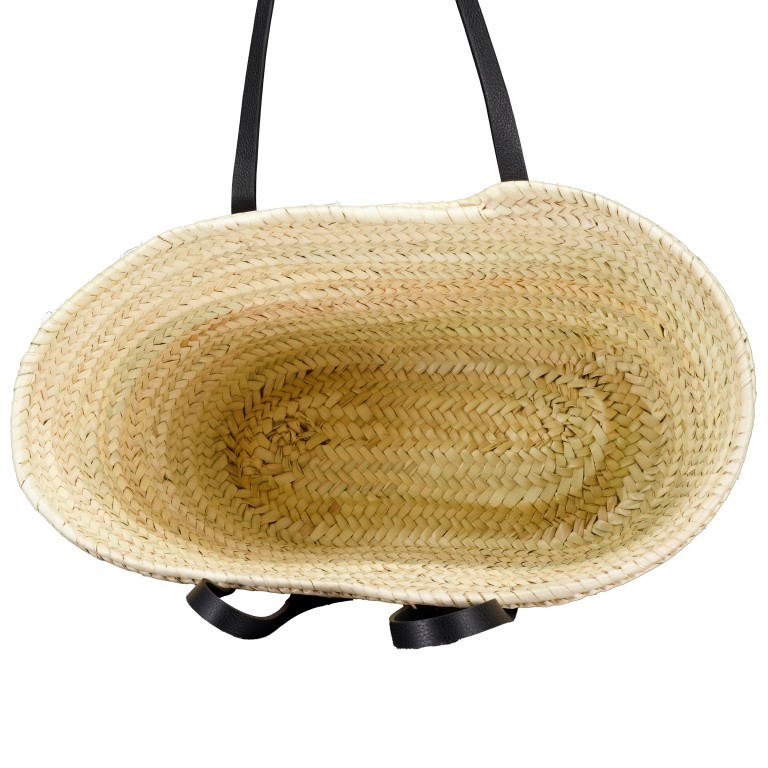 Korbtasche Palma-Dalia Gemma Black, Farbe: schwarz, Marke: Abro, EAN: 4067278674001, Abmessungen in cm: 48x27x16, Bild 5 von 5
