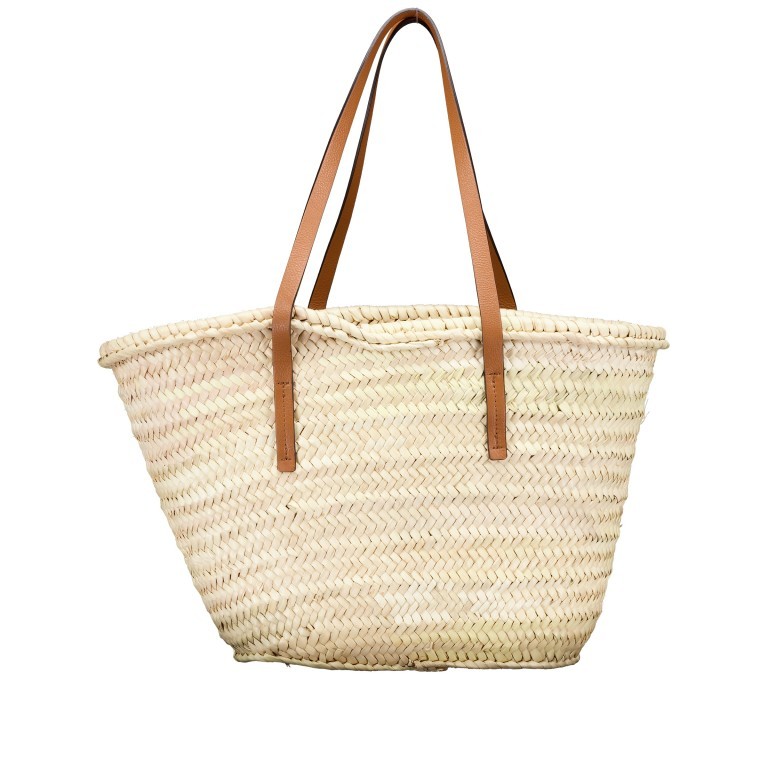 Korbtasche Palma-Dalia Gemma Cuoio, Farbe: cognac, Marke: Abro, EAN: 4067278674087, Abmessungen in cm: 48x27x16, Bild 3 von 5