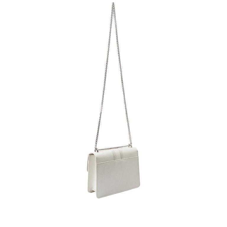 Umhängetasche Roros Glossy White, Farbe: weiß, Marke: Seidenfelt, EAN: 4262455840662, Abmessungen in cm: 21x16.5x6.5, Bild 8 von 8