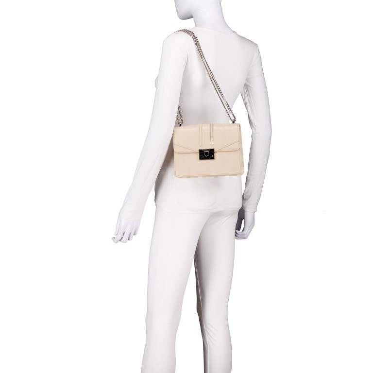 Umhängetasche Roros Glossy Sand, Farbe: beige, Marke: Seidenfelt, EAN: 4262455840679, Abmessungen in cm: 21x16.5x6.5, Bild 3 von 8