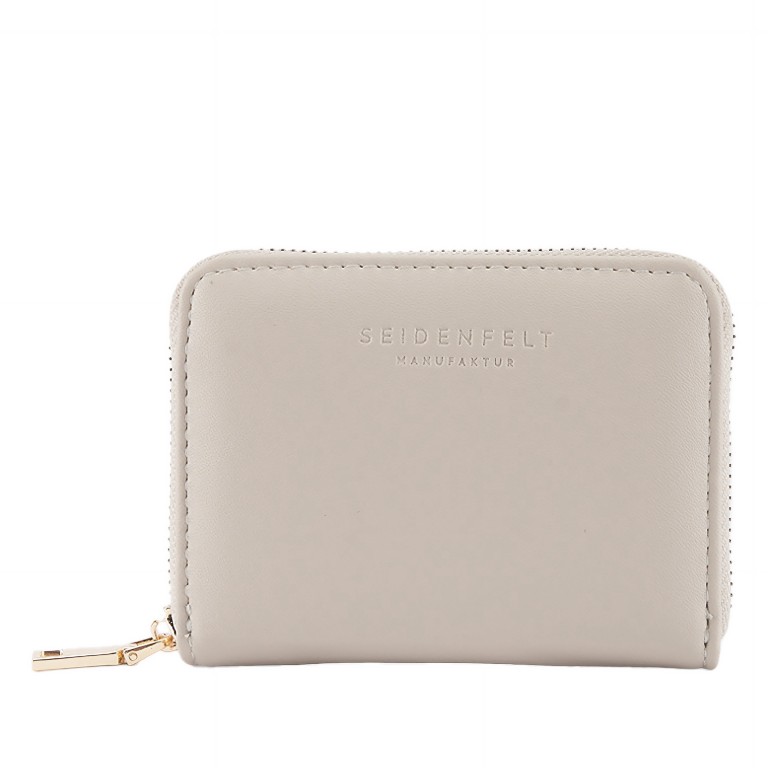 Geldbörse Ylva Cream, Farbe: beige, Marke: Seidenfelt, EAN: 4262455840914, Abmessungen in cm: 11x8x2, Bild 1 von 4