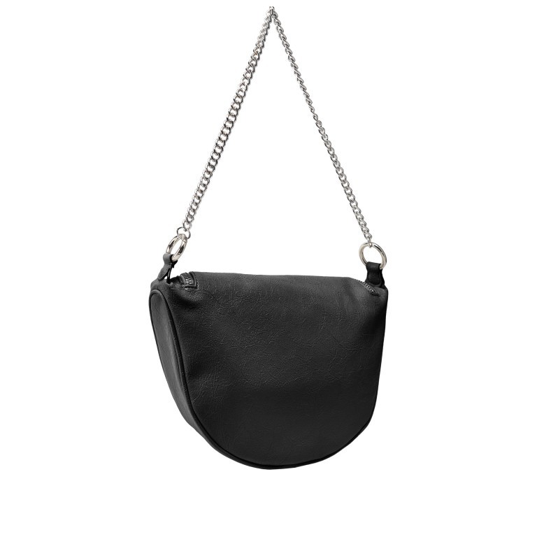 Umhängetasche Big Skien Glossy Black, Farbe: schwarz, Marke: Seidenfelt, EAN: 4262455841294, Abmessungen in cm: 28x17x9, Bild 9 von 10