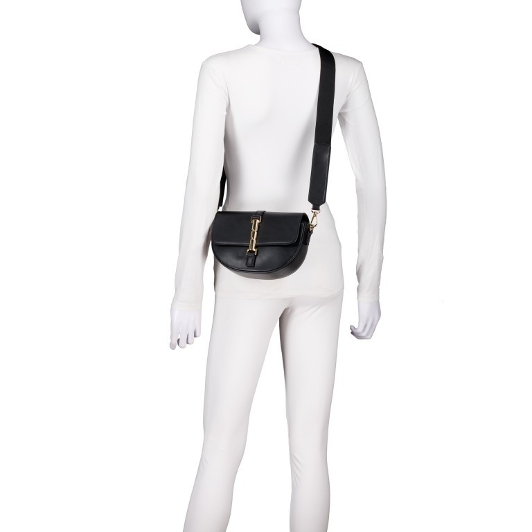 Umhängetasche Loviisa Shoulderbag Black, Farbe: schwarz, Marke: Seidenfelt, EAN: 4262455841751, Abmessungen in cm: 23x12x5, Bild 5 von 8