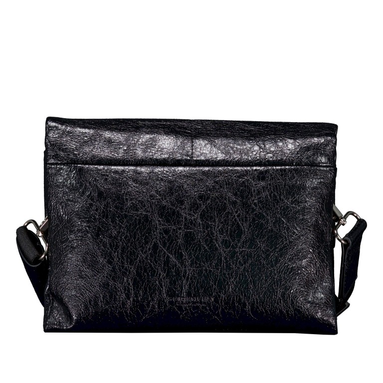 Umhängetasche Vejen Crossbag Glossy Black, Farbe: schwarz, Marke: Seidenfelt, EAN: 4262455842727, Abmessungen in cm: 23x18x3, Bild 3 von 7