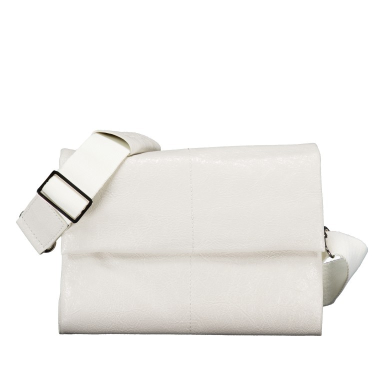 Umhängetasche Vejen Crossbag Glossy White, Farbe: weiß, Marke: Seidenfelt, EAN: 4262455842734, Abmessungen in cm: 23x18x3, Bild 1 von 8