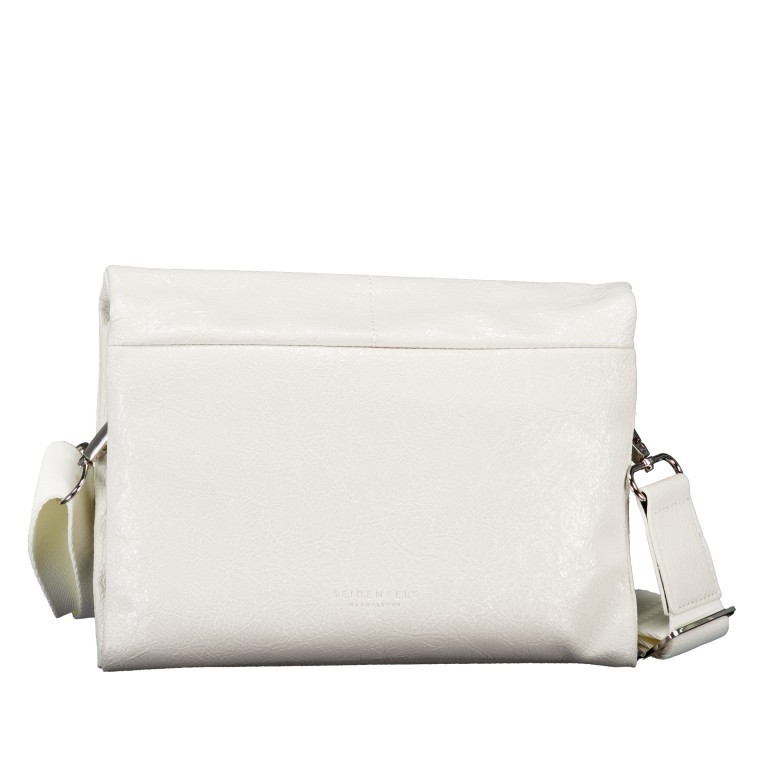 Umhängetasche Vejen Crossbag Glossy White, Farbe: weiß, Marke: Seidenfelt, EAN: 4262455842734, Abmessungen in cm: 23x18x3, Bild 3 von 8