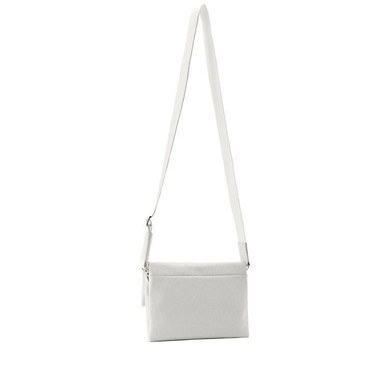Umhängetasche Vejen Crossbag Glossy White, Farbe: weiß, Marke: Seidenfelt, EAN: 4262455842734, Abmessungen in cm: 23x18x3, Bild 8 von 8