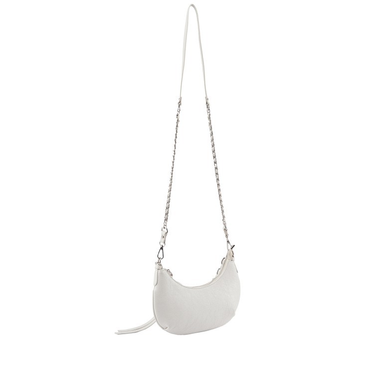 Umhängetasche Vejen Halfmoon Pochette Glossy White, Farbe: weiß, Marke: Seidenfelt, EAN: 4262455842765, Abmessungen in cm: 26.5x16x0, Bild 9 von 9