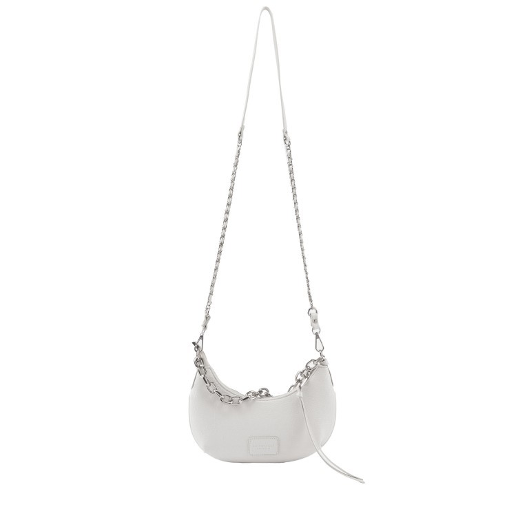 Umhängetasche Vejen Halfmoon Pochette Glossy White, Farbe: weiß, Marke: Seidenfelt, EAN: 4262455842765, Abmessungen in cm: 26.5x16x0, Bild 8 von 9