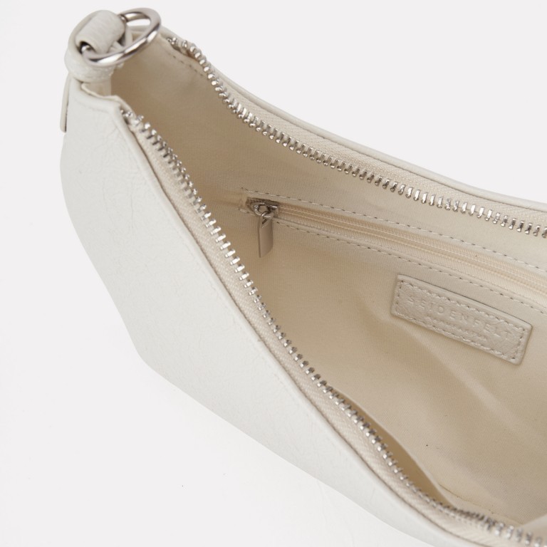 Umhängetasche Vejen Halfmoon Pochette Glossy White, Farbe: weiß, Marke: Seidenfelt, EAN: 4262455842765, Abmessungen in cm: 26.5x16x0, Bild 7 von 9
