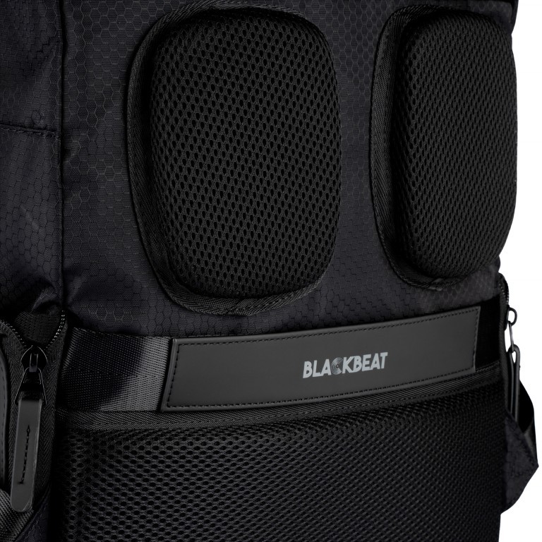 Rucksack Trondheim Windsor Schwarz, Farbe: schwarz, Marke: Blackbeat, EAN: 4066727006448, Abmessungen in cm: 26.5x42x13, Bild 6 von 6