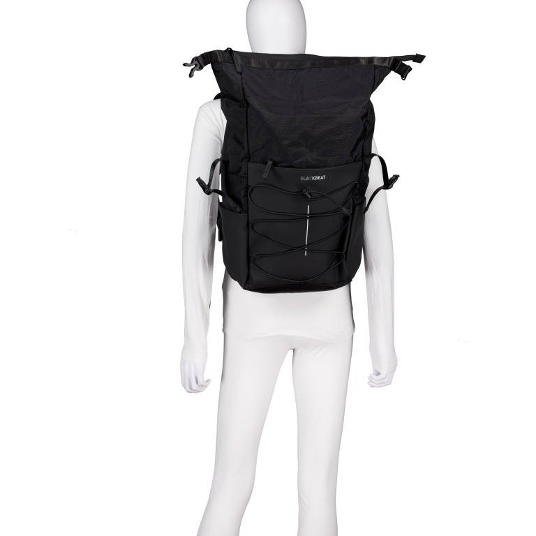 Rucksack Trondheim Windsor Schwarz, Farbe: schwarz, Marke: Blackbeat, EAN: 4066727006448, Abmessungen in cm: 26.5x42x13, Bild 5 von 8